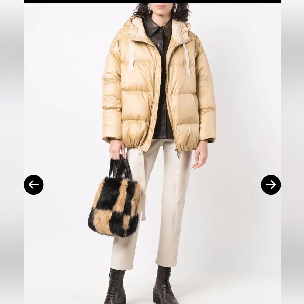Stand Studio down filled puffer hooded jacket oversize size S-XL see measurement